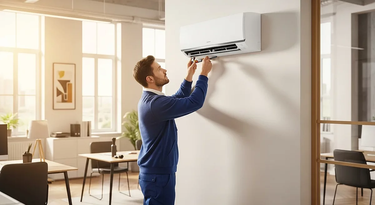 Klimaanlage Wartung durch Techniker