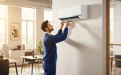 Klimaanlage Wartung durch Techniker