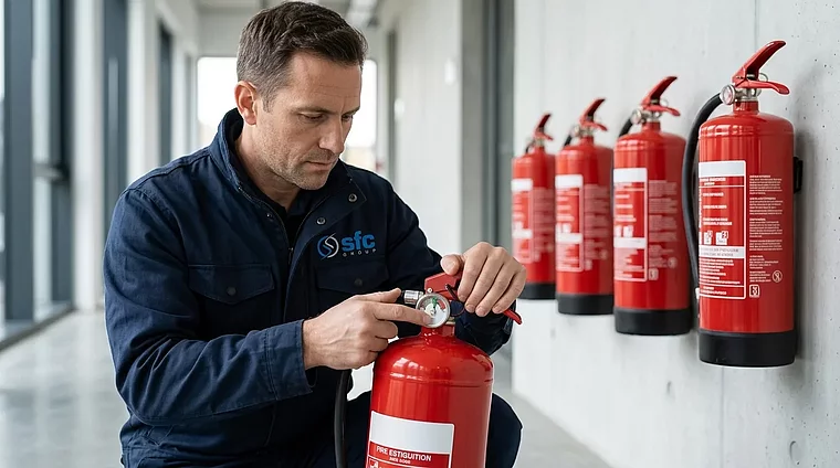 Feuerlöscher Wartung und Prüfung