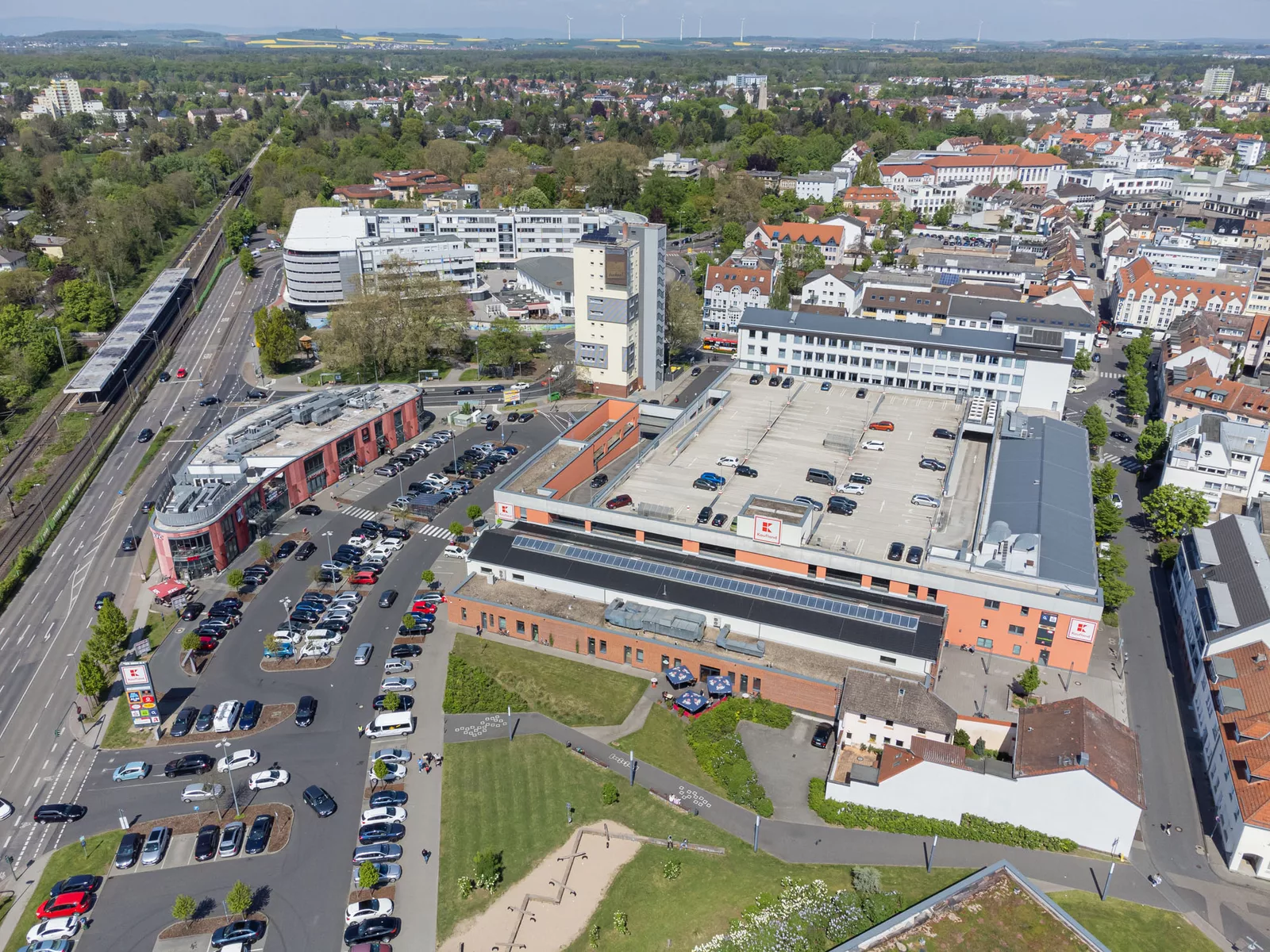 Gewerbekomplex Postcarré in Hanau, von SFC betreut