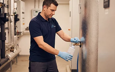 Legionellenprüfung Wasserprobe