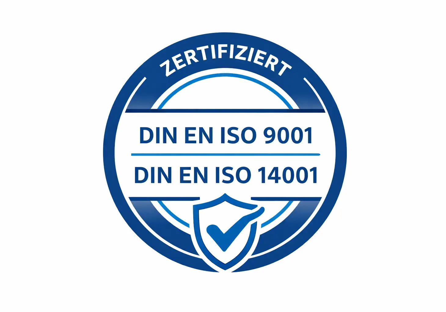 ISO 9001 und 14001 zertifiziert
